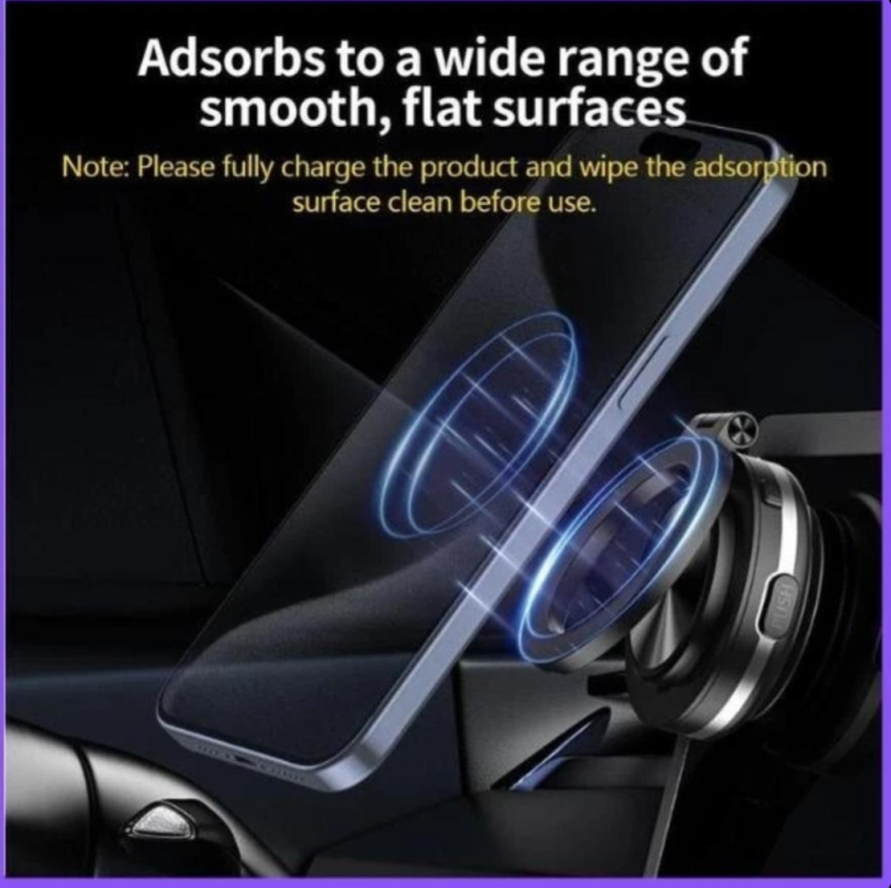 Universal Magnetic Car Phone Holder – 360° Rotatable Mount for All Smartphones - Image 7